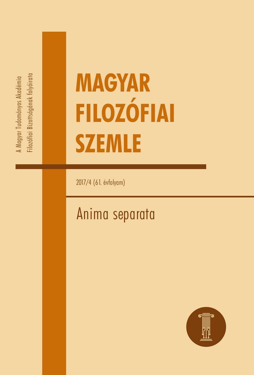Magyar Filozófiai Szemle 2017/4.