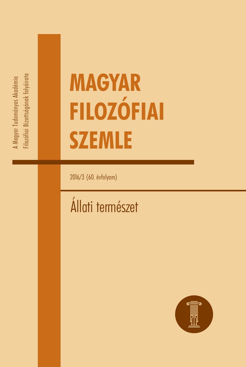 Magyar Filozófiai Szemle 2016/3.