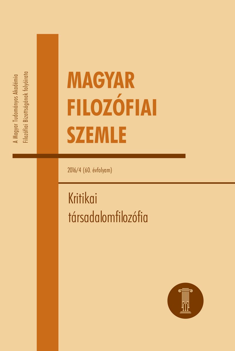 Magyar Filozófiai Szemle 2016/4.