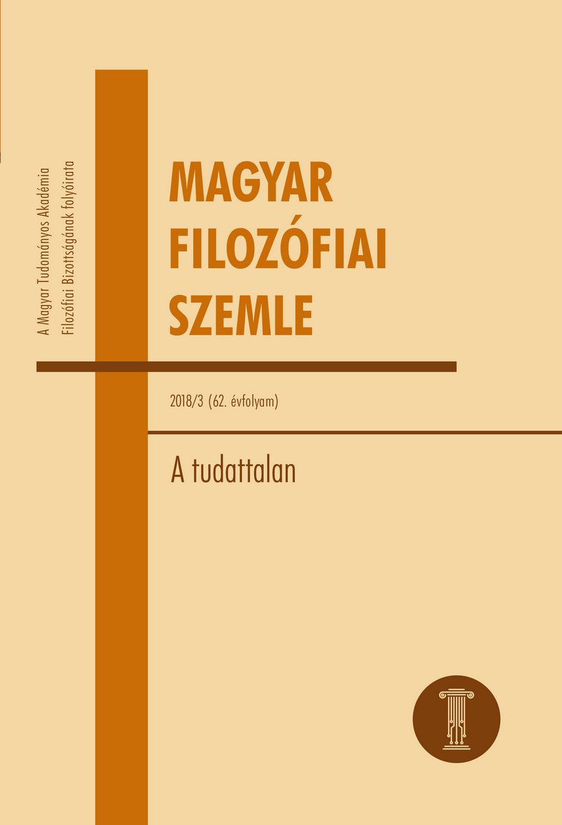 Magyar Filozófiai Szemle 2018/3.