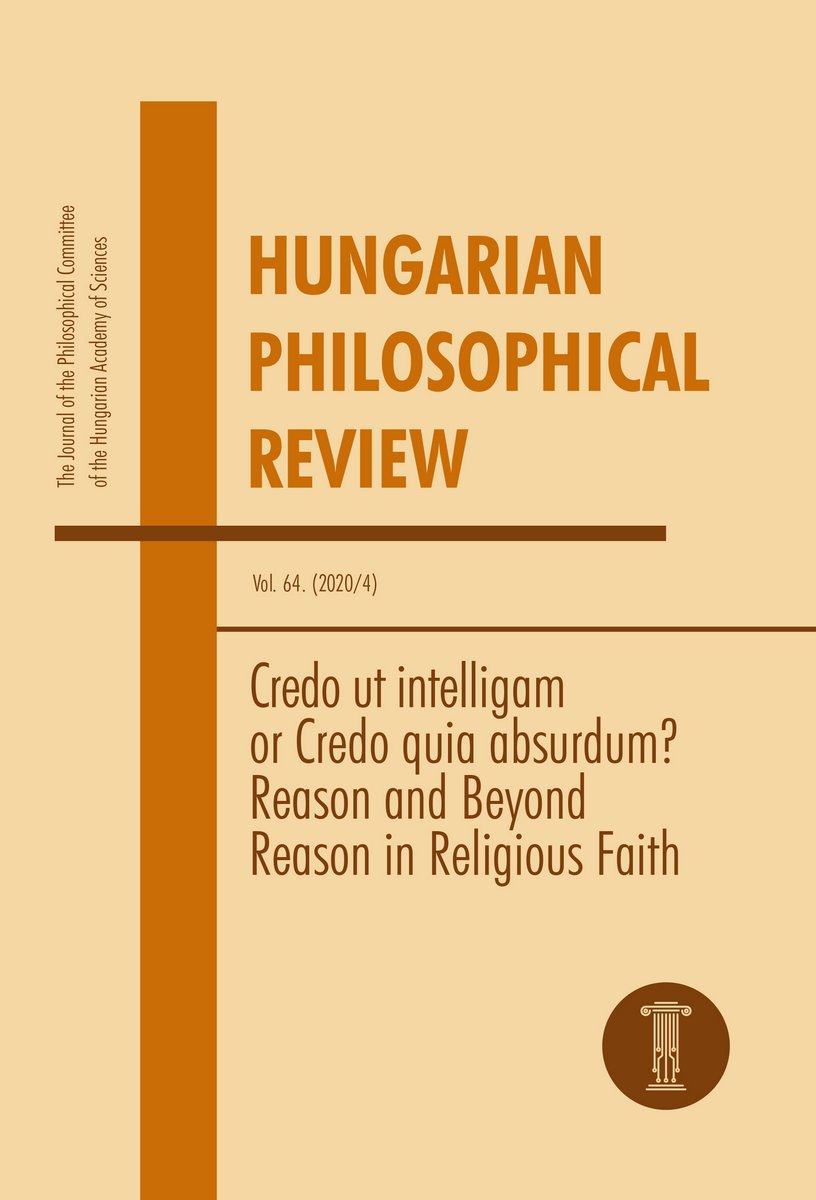 Magyar Filozófiai Szemle/Hungarian Phiposophical Review 2020/4.