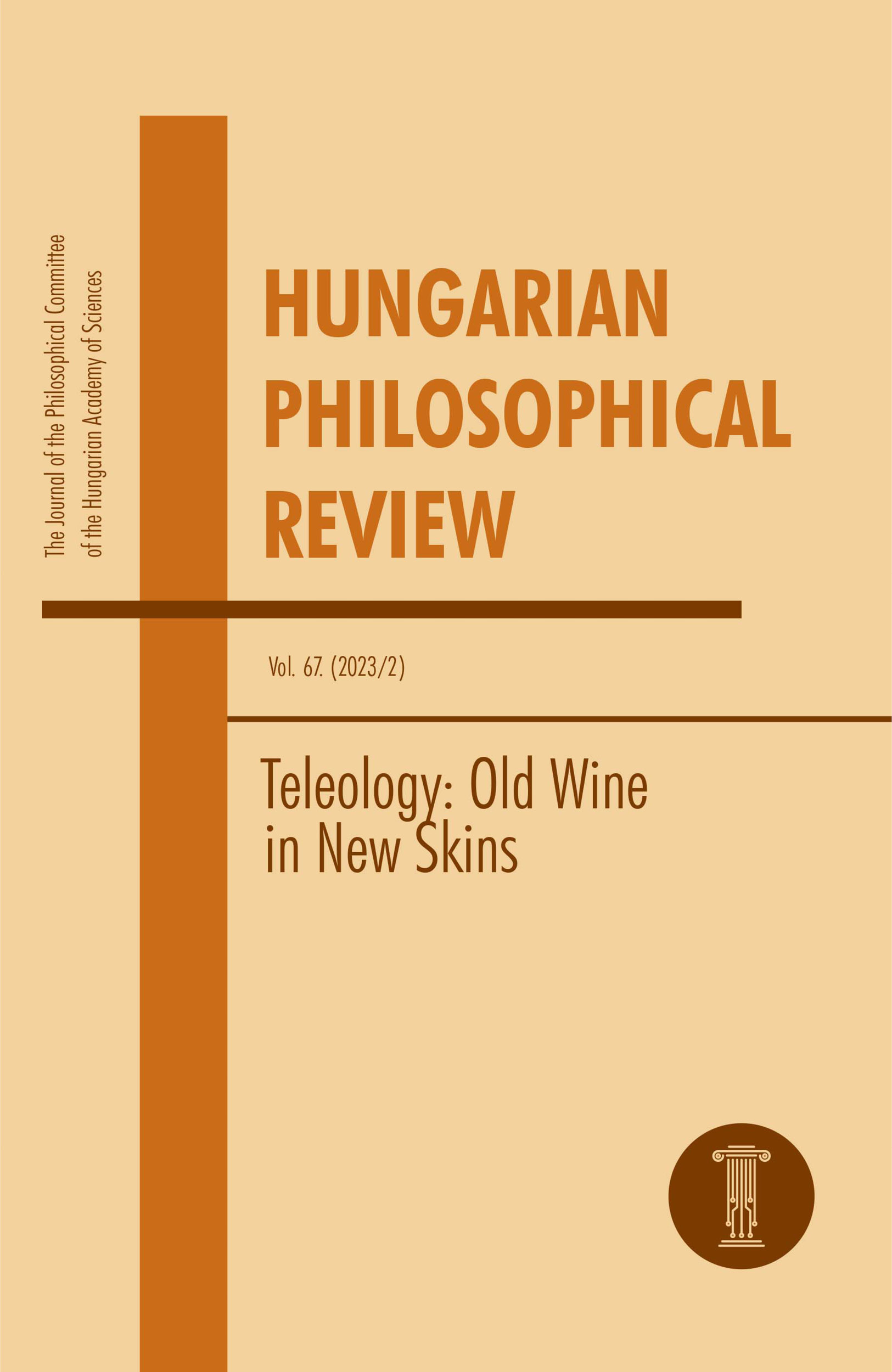 Magyar Filozófiai Szemle/Hungarian Philosophical Review 2023/2.