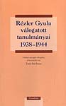 Rézler Gyula válogatott tanulmányai, 1938-1944